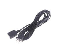 1pc Two-pin AC Power Cord PVC1.5/2/2.5/4/4.2/4.5/6m Extension Copper Cables(4.2m Black)