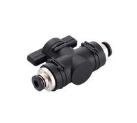1pc Type BUC 4mm 6mm 8mm 10mm 12mm Pneumatic Push in Quick Joint Connector Hand Valve to Turn Switch Manual Ball Current-limiting(BUC-4)