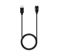 1pc Type C Charger intended for Garmin Forerunner 965/955/945/255S/255/255 Music Charging Cable Replacement USB-C Data Sync Charger for Garmin Fenix 7S/7/7X/6S/6/6X/5S/5/5X Adapter Cradle (Black)