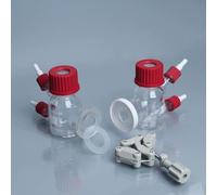 1pc Type II MEC Microbial Reactor - Experimental Bioreactor with Borosilicate Glass(100ml)