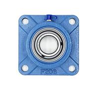 1pc UCF type of pillow block bearing，bearing with square base, high-speed operation, heavy-duty thickened base(UCF210(Inner d 50mm))
