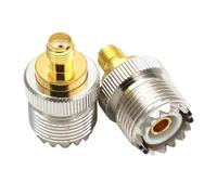 1PC UHF Female To SMA Adapter RF Coaxial To Male Connector SO239(SMAK-UHFK x1)