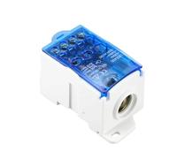 1pc UKK Din Rail Power Distribution Terminal Blocks Sets Adults One In Multiple Out Universal Electric Wire Connector Junction(UKK400A)