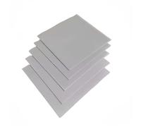 1pc Ultra Thin Aluminum Nitride Ceramic Sheet - 114x114mm, High Thermal Conductivity AIN Plate for Electronics(Thick:0.6mm)