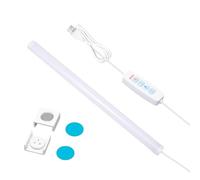 1PC Under Cabinet Kitchen Lights LED Closet Light Plug-in Light Bar 30cm Closet Light 27LEDs 90lm 6000K 9-Levels Brightness Suitable for Work Bedroom Kitchen Desk Workbench White [Energy Class A]