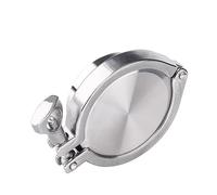 1PC Union 19mm-168mm Pipe O/D Sanitary Weld Ferrule + End Cap + Tri Clamp + Silicon Gasket 304 Stainless Steel for Homebrew(168mm x Ferrule 183)