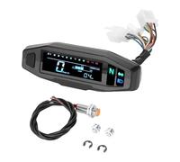 1PC Universal Motorcycle Digital Tachometer Odometer RPM Fuel Carburetor Meter Dash Odometer