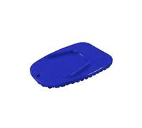 1pc Universal Motorcycle Plastic Side Stand Moto Bike Kickstand Non-slip Plate Side Extension Support Pad Base Kickstand Pad(Blue)