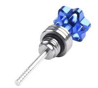 1pc Universal Oil Dipstick Cap Plug Compatible With Scooter Motorcycle Engine Crankcase Oil Level Gauge Filler Cap Replacement Compatible with Various Engine Models(Blue)