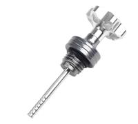 1pc Universal Oil Dipstick Cap Plug Compatible With Scooter Motorcycle Engine Crankcase Oil Level Gauge Filler Cap Replacement Compatible with Various Engine Models(Silver)