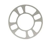 1Pc Universal Wheel Spacer Adapter Flange 4 Hole 5mm Aluminum Fit Lug 4x101.6 4x108 4x112 4x114.3 Hubcentric Wheels Spacer