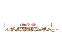 1pc Upright Unpainted Woodcarving Decal Corner Strip Applique Frame Home Furniture Wall Cabinet Door Decor