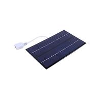 1pc USB Solar Panel 5W 5V DIY Solar Charger 88x142mm For 3-5V Battery/Mobile Phone Charging Accessories Efficient Conversion