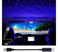 1Pc USB Star Projector Night Light,Adjustable Romantic Starry Sky Projector Car Light,Portable Atmosphere Decorative Auto Roof Lights for Various Occasions,Wall Lights,Home Improvement Tools