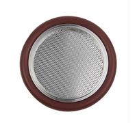 1pc Vacuum Bracket Support FKM O-Ring Seal Ring Gasket with Soft Filter for Tri Clamp(KF25,40 Mesh(0.4mm))