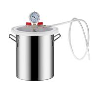 1pc Vacuum Degassing Chamber Kit with Transparent Acrylic Lid - for Wood Stabilization and Resin Degassing(12L)