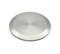 1PC Vacuum End Cap KF16 KF25 KF40 KF50 SUS 304 Stainless Steel Sanitary Pipe Fitting Beer Brewing Plug Fit Tri Clamp(KF40)