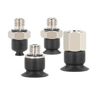 1pc Vacuum Suction Cup Set ZP2-TB04/06/08/10/15/35MUGS/MUN-B5/H5 Round Soft Flat Type Anti Static Black Vacuum Sucker(ZP2-TB02MU-A3,Black)