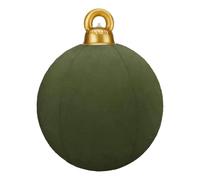 1PC Velvet Christmas Inflatable Ball Ornament,24 Inch Inflatable Christmas Baubles, InflatableChristmasBaubles,Extra Large Giant ChristmasInflatableBaubles,for Xtmas TreeLawn, Yard, Porch Decor