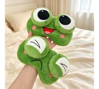 1PC Velvet Sleep Blindfold, Cozy Nighttime Shading Frog Eyemasks Cover | Breathable Soft Cotton Interior, Elastic Strap Blackout Rest Shield Plush Surface Material Base Travel Device Pro