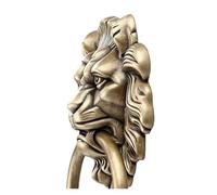 1pc Vintage Brass Casting Door Knocker Solid Wood Villa Courtyard Gate Ring Handle Pulls Knob Decoration(Bronze Knocker)