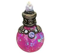 1PC Vintage Perfume Bottle Refillable Empty Rhinestones Perfume Oil Bottle for Ladies Girls Rose Red