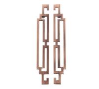 1pc Vintage Style Kitchen Cabinet Handle Door Antique Bronze Dresser Pull Drawer Knobs Retro Furniture Handle Furniture Hardware(128mm Hole Space Red)