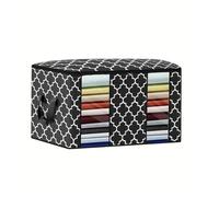 1pc Visible Window Wardrobe Storage Bag, Moisture-Proof Cotton Quilt Storage and Finishing Bag, Clothing Moving Bag(S:58 * 30 * 31cm)