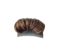 1PC Volume Hair Base Bump It Up Insert Hair Styling Tool Bump Up Comb Clip Hair Bun Maker Hair Accessories for Women Girls DIY Hairstyles (Light Brown)