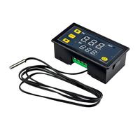 1pc W3230 12-24V 110-220V High Precision LED Digital Temperature Controller Thermostat Thermometer Temperature Control Switch Sensor(12V)