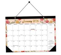 1PC Wall Calendar 2026-2027, 18 Month Calendar Jan 2026 to June 2027 with Holidays, Large Grids for Home, Office, Classroom - Easy to Read Monthly Planner