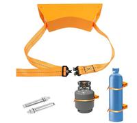 1pc Wall-Mounted Oxygen Cylinder Holder with Adjustable Strap - Durable ABS Plastic Rack for Safe Storage and Transport(3 Meters)
