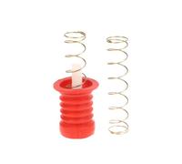 1Pc Washing Machine Rubber Drain Valve Core Sealing Ring Water Blocking Water Sealing Cup Water Blocking Lever Spring With Cap(B)