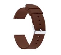 1pc Watch Wrist Band 18mm Strap Topsic Release For Galaxy Watchband 20/22mm Accessories(Brown,18mmSV)