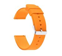 1pc Watch Wrist Band 18mm Strap Topsic Release For Galaxy Watchband 20/22mm Accessories(Orange,18mmSV)