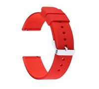 1pc Watch Wrist Band 18mm Strap Topsic Release For Galaxy Watchband 20/22mm Accessories(Red,16mmSV)