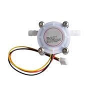 1pc Water/Coffee Flow Sensor - 0.3-6L/min Digital Flowmeter with Switch & Counter, 6mm Hose Connection