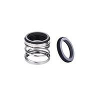 1pc Water Pump Mechanical Seals - Silicon Carbide Shaft Sizes 14mm to 40mm for Optimal Pump Efficiency(Bia-22 Sic-sic-VIT)