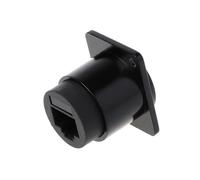 1PC Waterproof Connector Ethernet Extension Interface Adapter RJ45 Cat6 Socket D-Type Module Shielded Adapter Cable Connector Expander Splitter Cable Fan Converter Controller Card Module Board