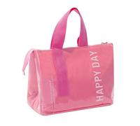 1Pc Waterproof Pink Lunch Bag, Portable Thermal Bag for Kids & Ladies, Ideal for School, Office, Picnic & Outdoor Use (Durable & Stylish)