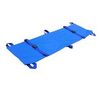 1pc Waterproof Soft Stretcher Rescue Patient Transfer Carry Sheet with Handle for Hospital Sports Venues Ambulance(Blue)