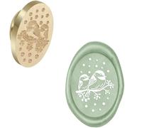 1pc Wax Seal Stamps Adorable Bunny Squirrel Hedgehog with Grass Butterfly Bee Vivid Animals 25mm Removable Head DIY Card Crafts-14