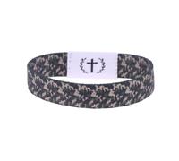 1PC Wearable Bible Verses Wristbands With NFC Elastic Bible Bracelet Waterproof Smart Sensor Religious Bracelets Jewelry Gifts for Women Men