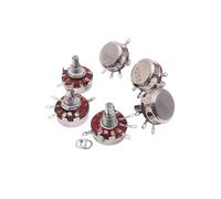 1PC WH118 Single coil Carbon film Potentiometer 2W 1K 2K2 3K3 4K7 5K6 10K 22K 33K 47K 100K 150K 470K WTH118-1A Knob resistance AUOQKQUT(1K)