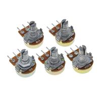 1pc WH148 Linear Potentiometer 15mm Shaft with Nuts and Washers 3pin WH148 B1K B2K B5K B10K B20K B50K B100K B250K(20K)