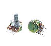 1pc WH148 Linear Potentiometer 15mm Shaft with Nuts and Washers 3pin WH148 B1K B2K B5K B10K B20K B50K B100K(1M Ohm)