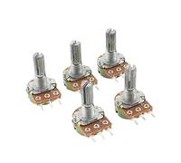 1pc WH148 Potentiometers 20mm Shaft 3Pin Linear Taper Rotary Potentiometer 1K 2K 5K 10K 20K 50K 100K 500K 1M Ohm Variable Resistor(2K Ohm)