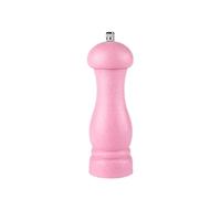 1PC-Wheat Straw Pepper Grinder Coarse Salt Manual Grinder(Pink)