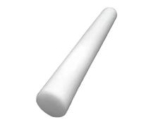 1pc White POM Round Rod, Acetal Copolymer Plastic Black Solid Bar Length 50/100cm for Sports Equipment(White,40x1000mm)