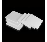 1PC White PTFE Sheet - Polytetrafluoroethylene Board, 0.1-6mm Thickness, High Temperature Resistant, Acid & Resistant(50x50x5mm)